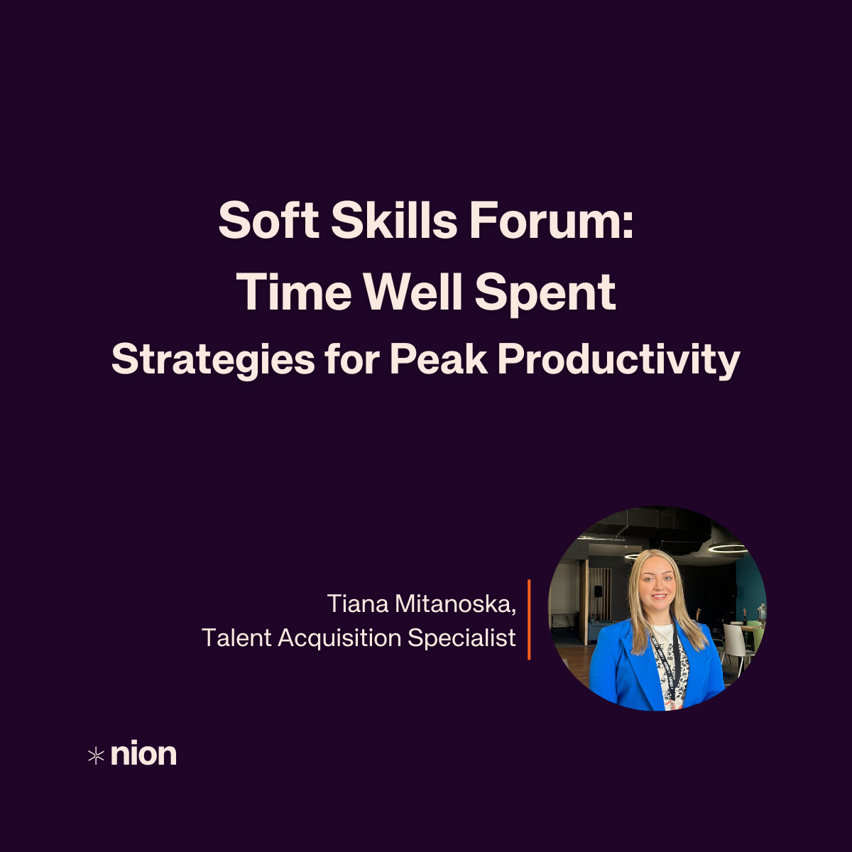 Tiana's Soft Skills Forum