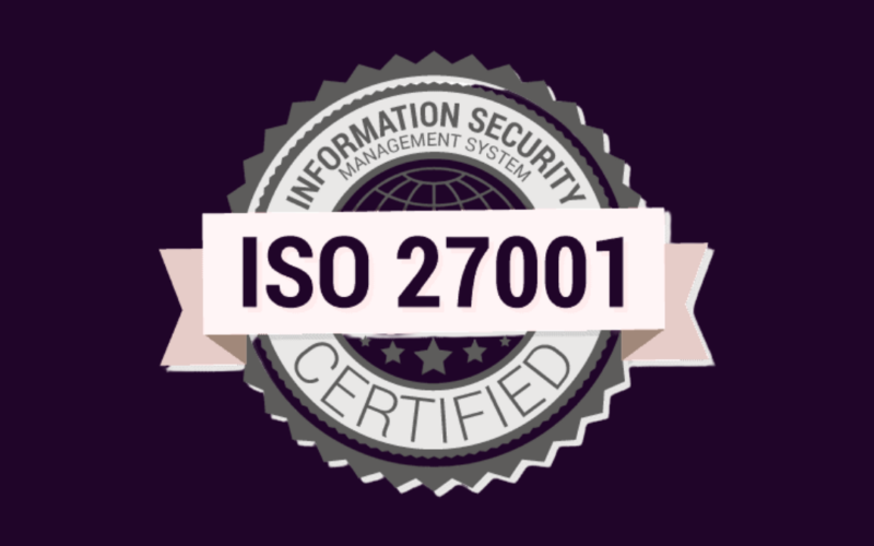 Nion is ISO 27001 certified.