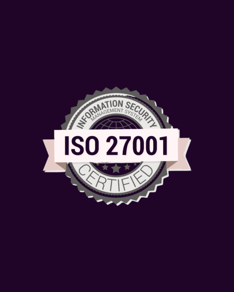 Nion is ISO 27001 certified.